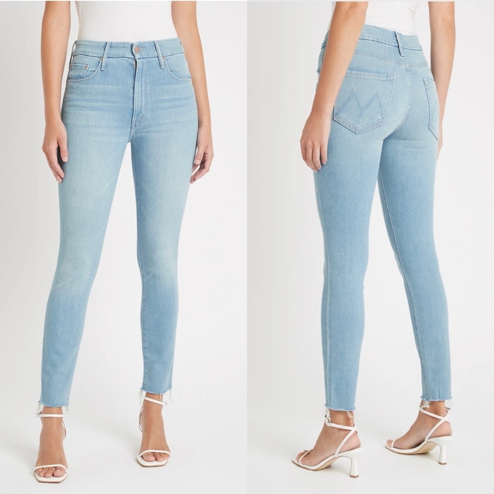 MOTHER Light Blue Skinny Jeans